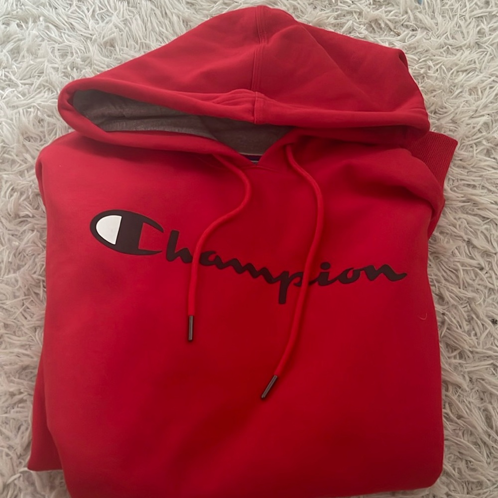 Champion Red Hoodie